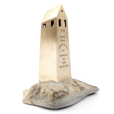 Hommage au feu des anglais, bronze miniature Hommage au feu des anglais, bronze miniature