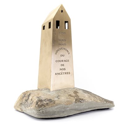 Hommage au feu des anglais, bronze miniature Hommage au feu des anglais, bronze miniature