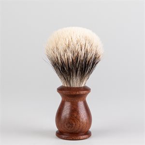 Mahogany badger brush with genuine badger hair - 2