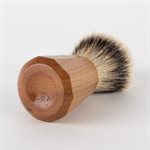 Shaving brush with natural bristles