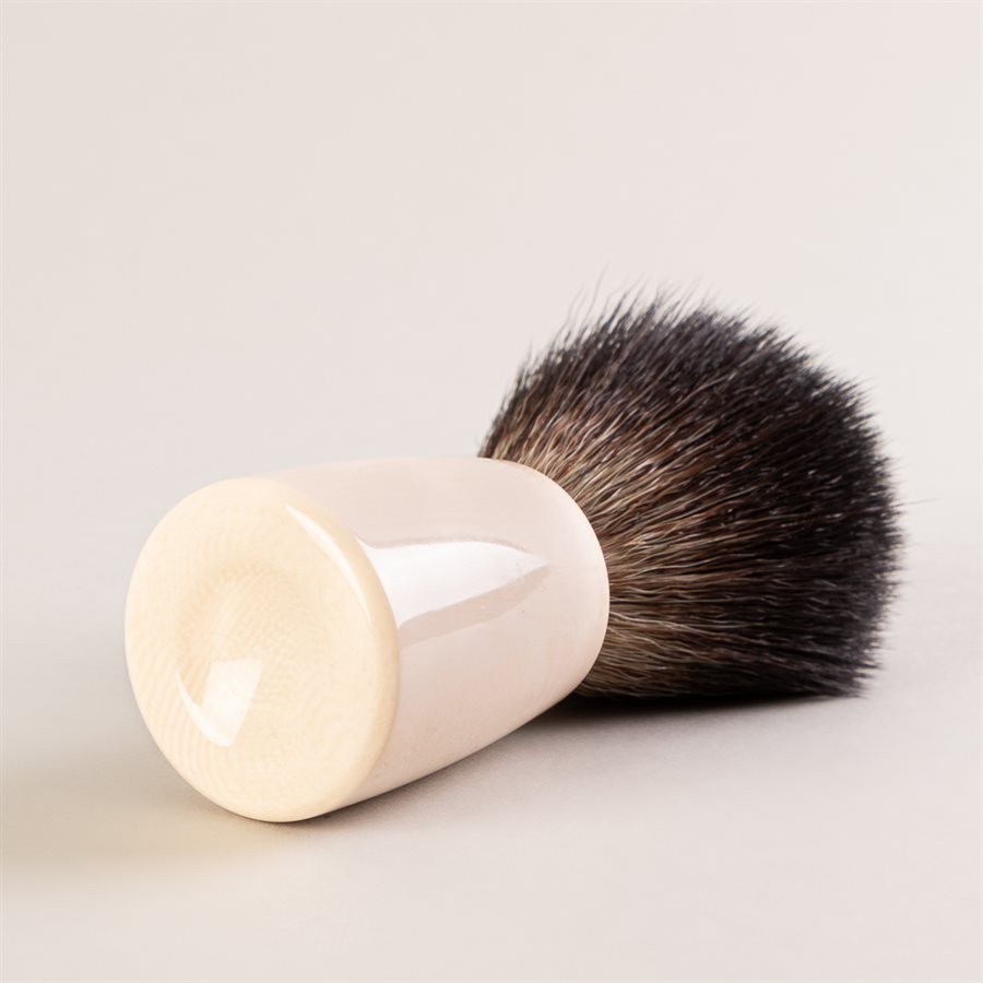 Shaving brushes with synthetic bristles Shaving brushes with synthetic bristles