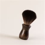 Shaving brushes with synthetic bristles