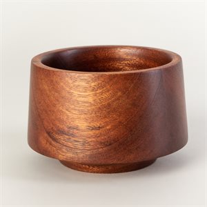 Wood soap bowl