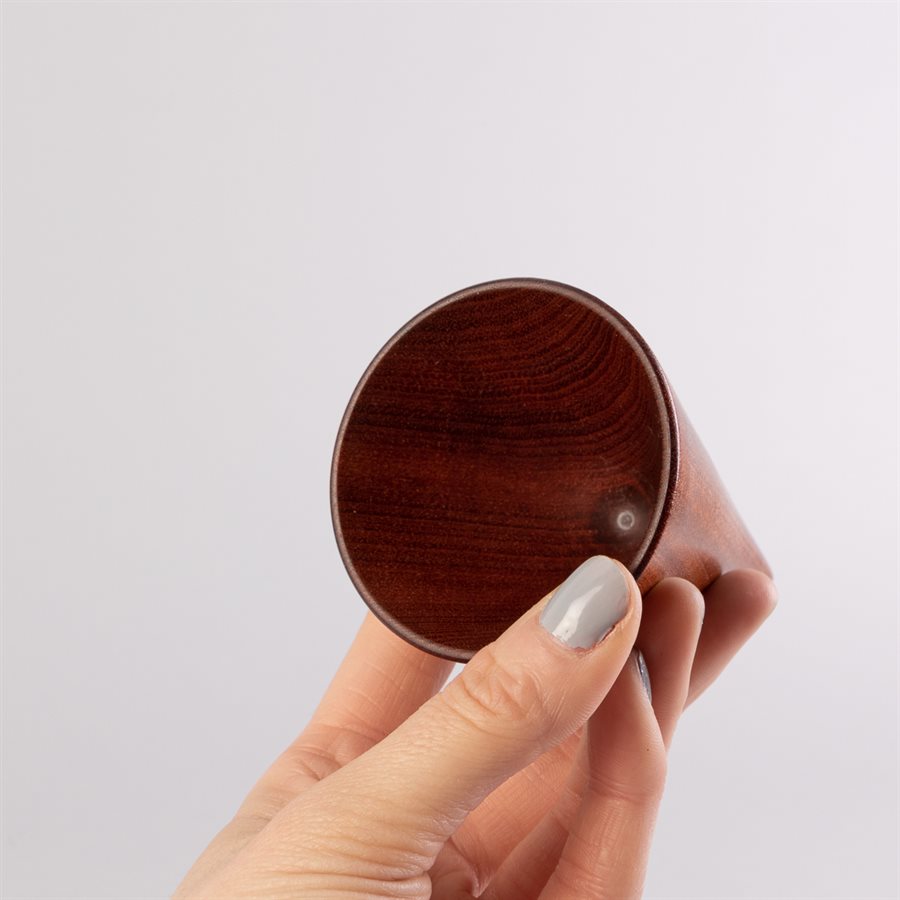 Cône de présentation pour bijoux en bois sculpté, grand format Cône de présentation pour bijoux en bois sculpté, grand format