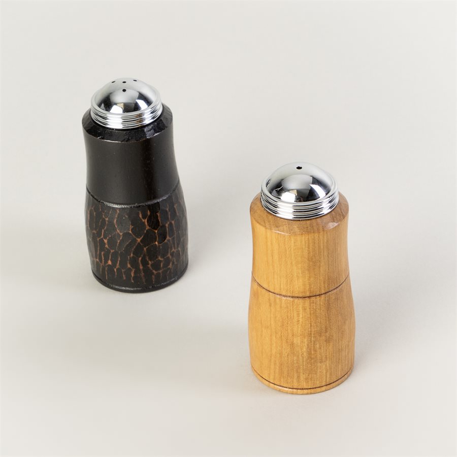 Ensemble salière et poivrière en bois Ensemble salière et poivrière en bois
