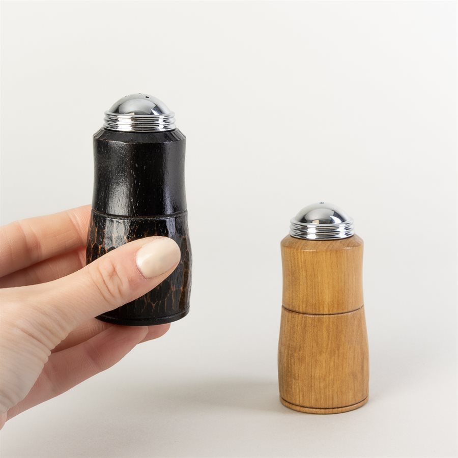 Ensemble salière et poivrière en bois Ensemble salière et poivrière en bois