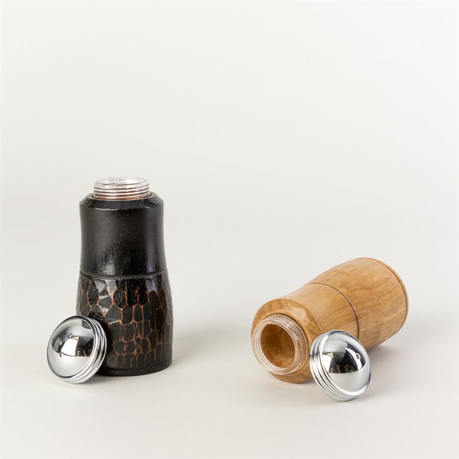 Ensemble salière et poivrière en bois Ensemble salière et poivrière en bois