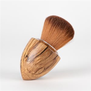 Petit pinceau à maquillage en bois et poils synthétique