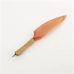 Old-fashioned designer-shaped pen (Katalox and ash)