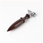 Traditional double-edged razor in ~Attribute:Matériaux~ carved