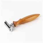 Traditional double-edged razor in ~Attribute:Matériaux~ carved