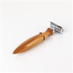 Traditional double-edged razor in ~Attribute:Matériaux~ carved
