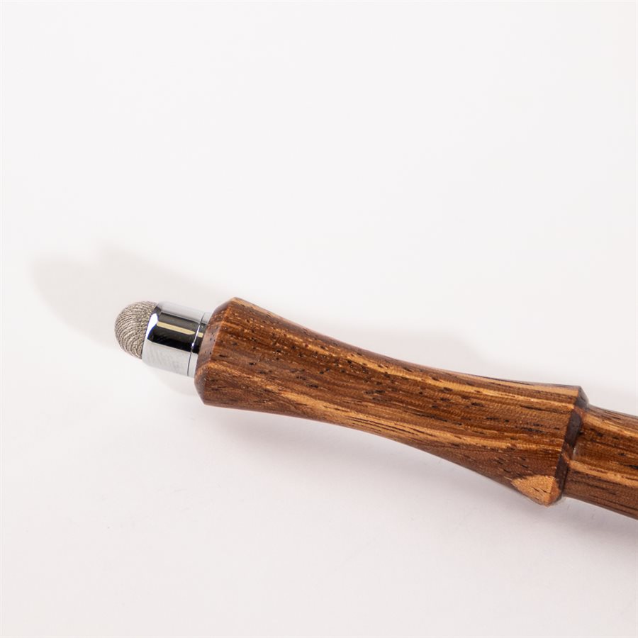 Stylet à écran tactile en bois Zebrano