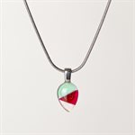 Pendentif goutte en verre peint à la main 2