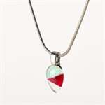 Pendentif goutte en verre peint à la main 2