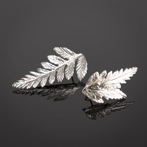 Earrings Fern d’oreille large leaf