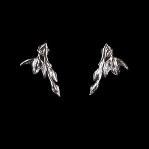 Earrings Bellflower fixed pandite flower