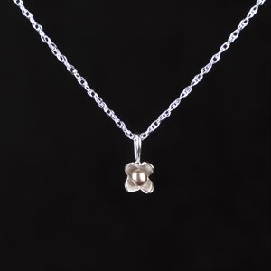 Pendant Japanese lilac 1 flower pearl pink