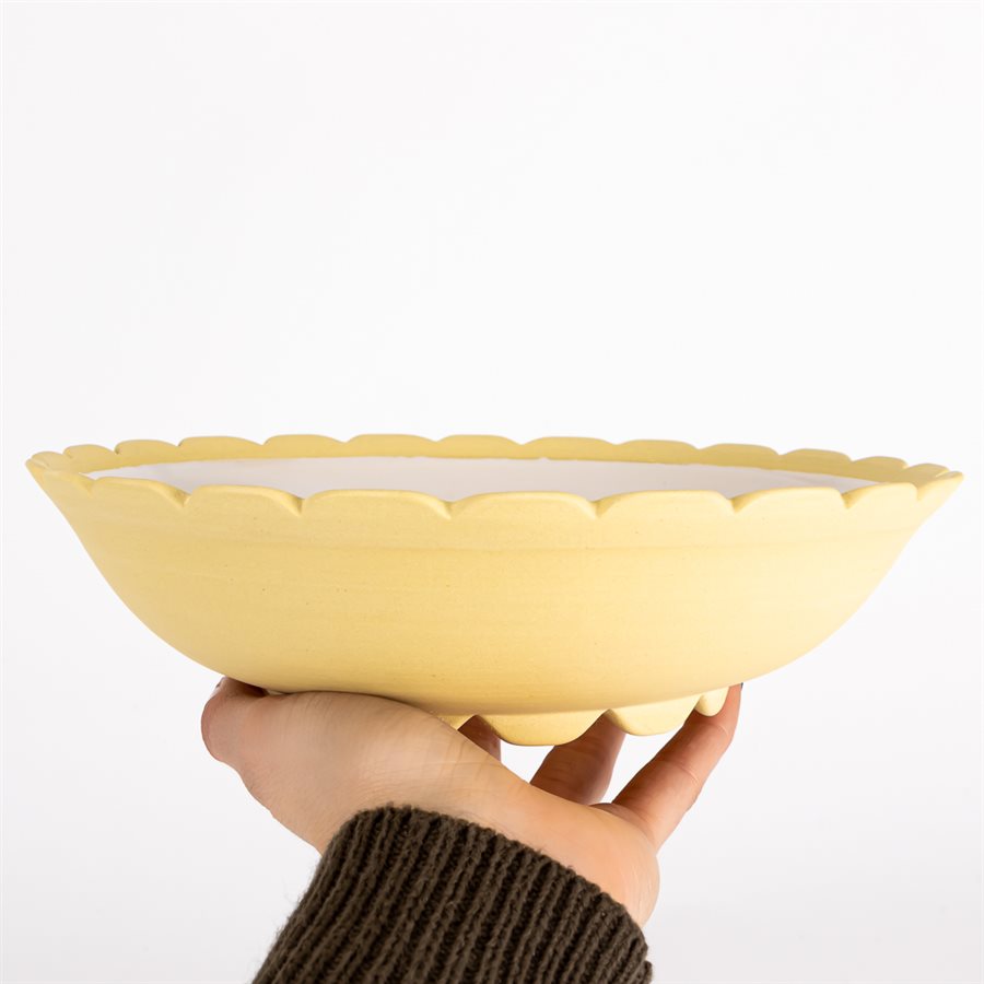 Bol repas en céramique jaune Bol repas en céramique jaune