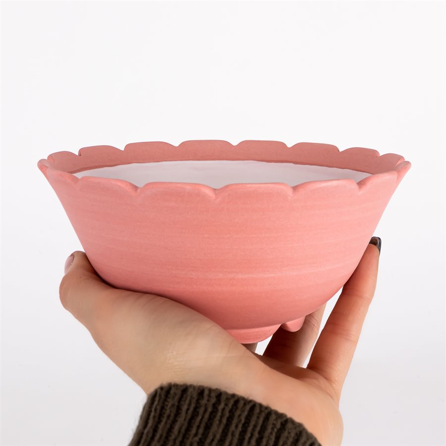 Bol à soupe en céramique rose Bol à soupe en céramique rose
