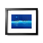 Lune bleue, Cadre noir Lune bleue, Cadre noir