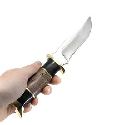 Couteau en érable coti stabilisé et en bois d'ébène Couteau en érable coti stabilisé et en bois d'ébène