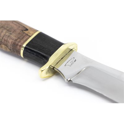 Couteau en érable coti stabilisé et en bois d'ébène Couteau en érable coti stabilisé et en bois d'ébène
