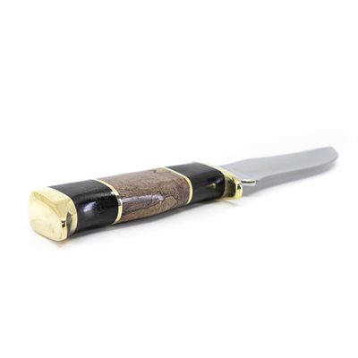 Couteau en érable coti stabilisé et en bois d'ébène Couteau en érable coti stabilisé et en bois d'ébène