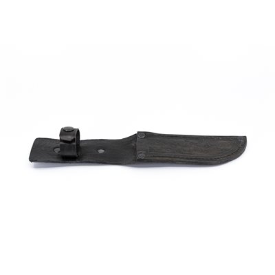 Couteau en érable piqué stabilisé et carton vulcanisé Couteau en érable piqué stabilisé et carton vulcanisé