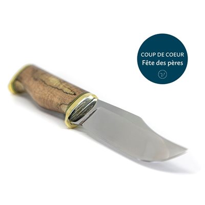 Couteau en érable coti stabilisé et carton vulcanisé Couteau en érable coti stabilisé et carton vulcanisé