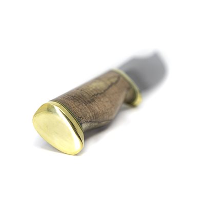 Couteau en érable coti stabilisé et carton vulcanisé Couteau en érable coti stabilisé et carton vulcanisé