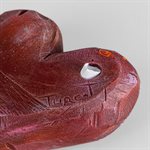 Heart to Hold – Tactile Gypsum Polymer Sculpture – Rust