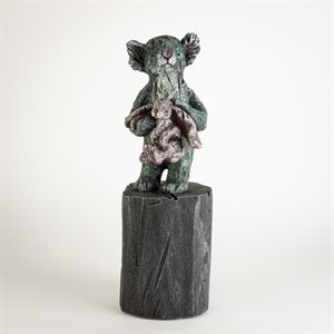 Le koala et le lièvre Vert foncé