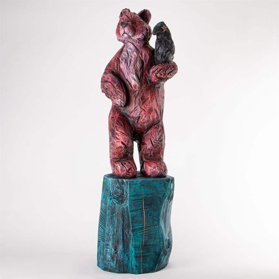 L'ours et le corbeau L'ours et le corbeau