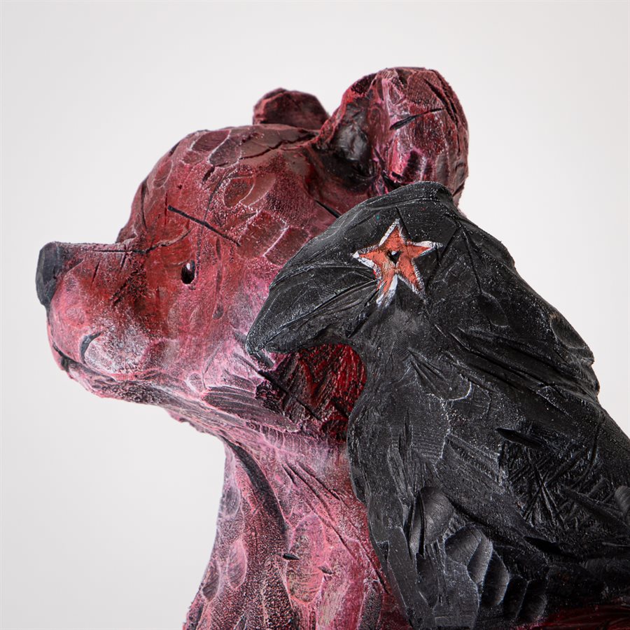 L'ours et le corbeau L'ours et le corbeau