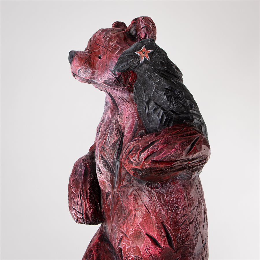 L'ours et le corbeau L'ours et le corbeau