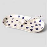 Small Oval Plate - Blue My Love 10
