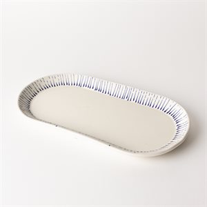Small Oval Plate - Blue My Love 11