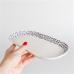 Small Oval Plate - Blue My Love 13