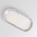 Small Oval Plate - Blue My Love 13