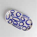 Small Oval Plate - Blue My Love 14