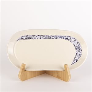 Small Oval Plate - Blue My Love 1