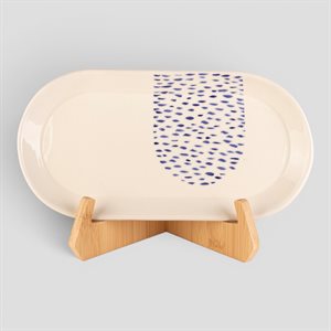 Petite assiette ovale - Bleu.e mon amour 4