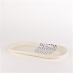 Small Oval Plate - Blue My Love 4