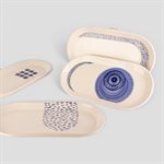 Small Oval Plate (Tray) - Blue My Love