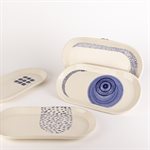 Small Oval Plate (Tray) - Blue My Love