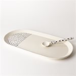 Large Oval Plate (Tray) - Blue My Love 4