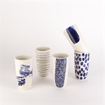 Large Flower Vase - Blue My Love 