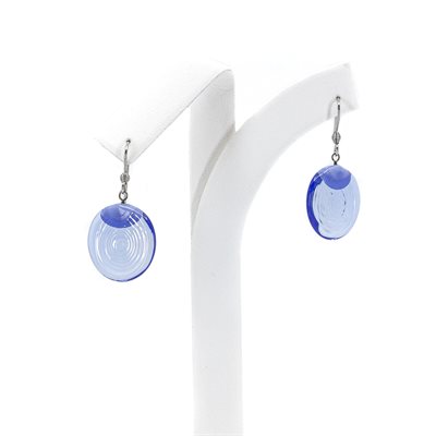 Boucle d'oreilles pastille de verre Boucle d'oreilles pastille de verre