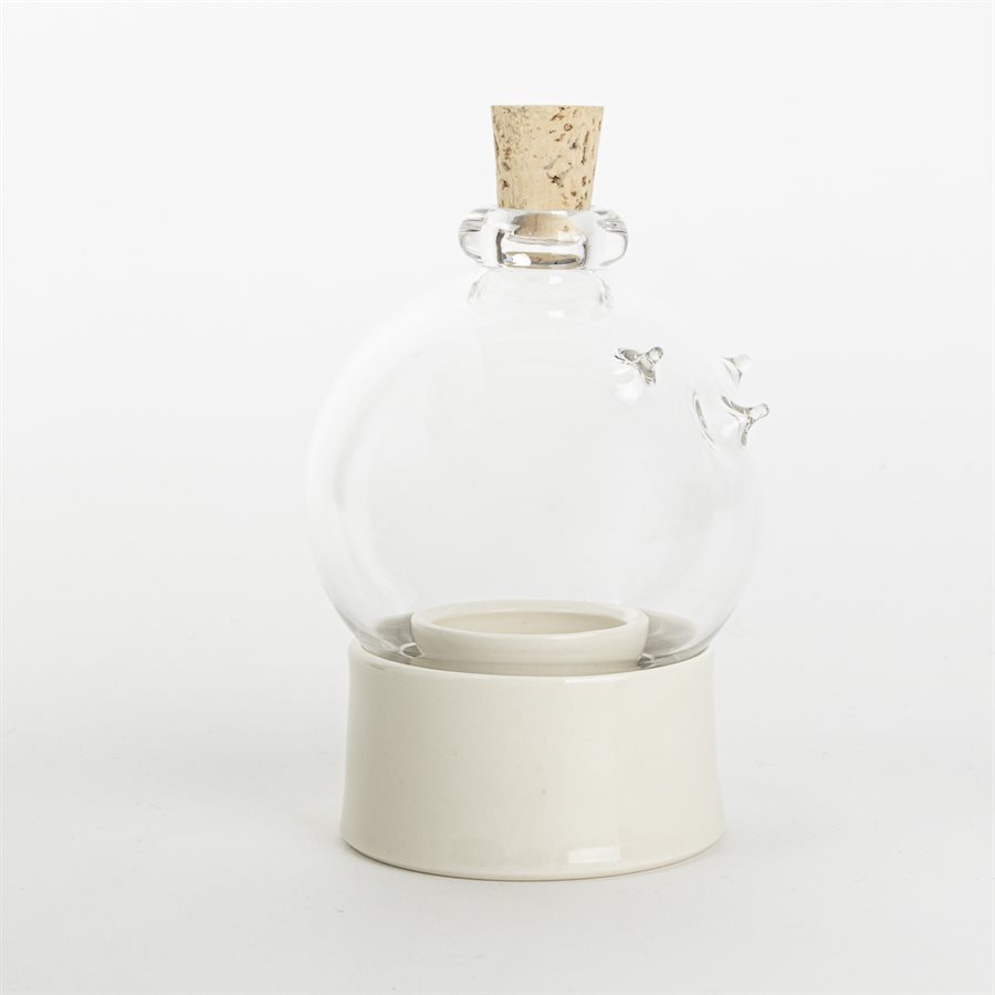 Mini greenhouse made of ceramic and glass Mini greenhouse made of ceramic and glass